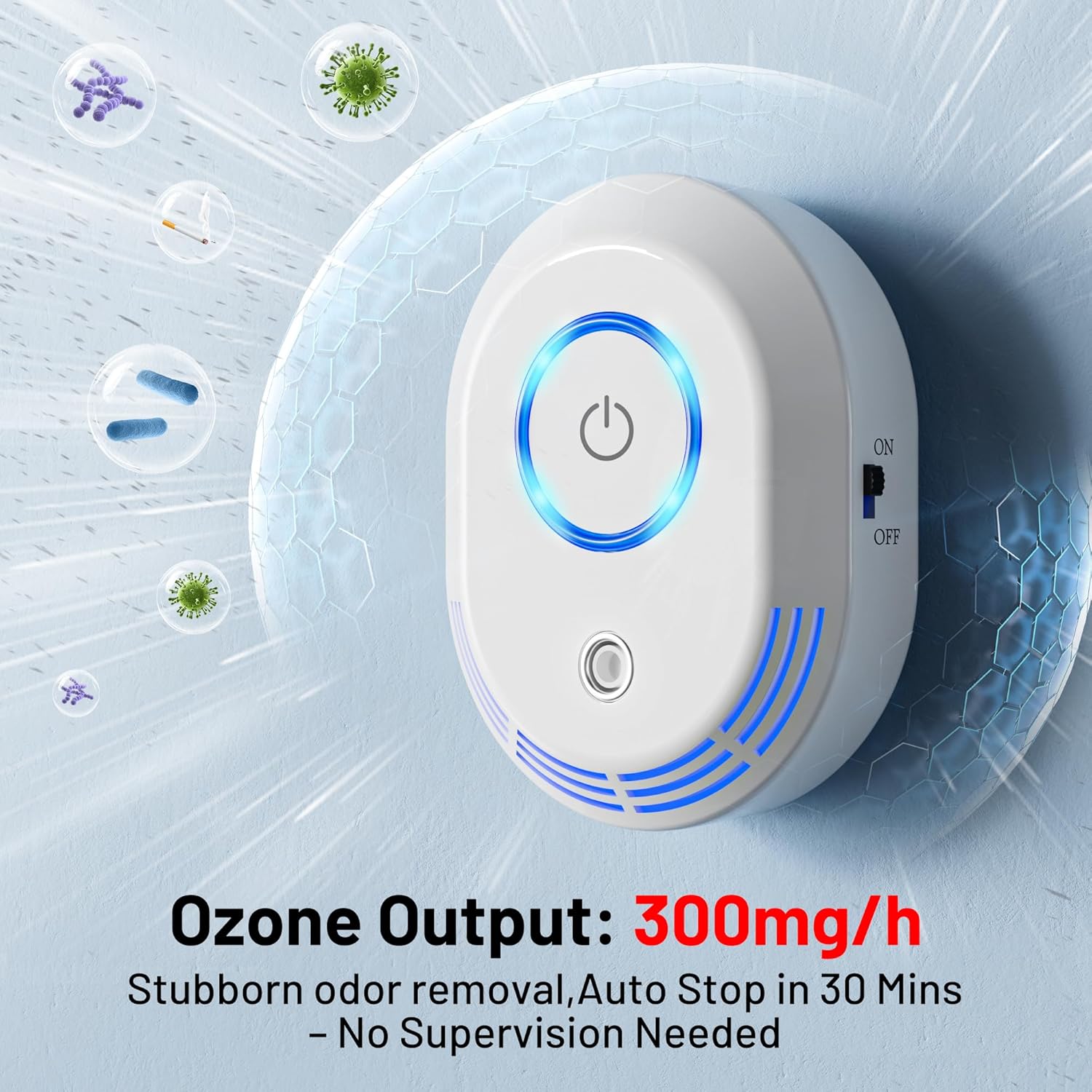 ionizer air purifier ozone for home