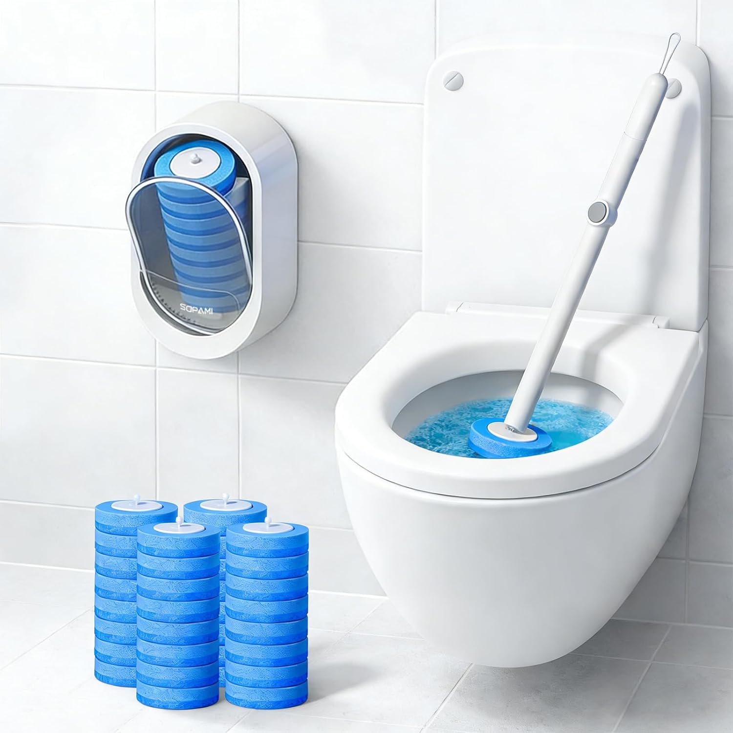 SOPAMI Disposable Toilet Cleaning System