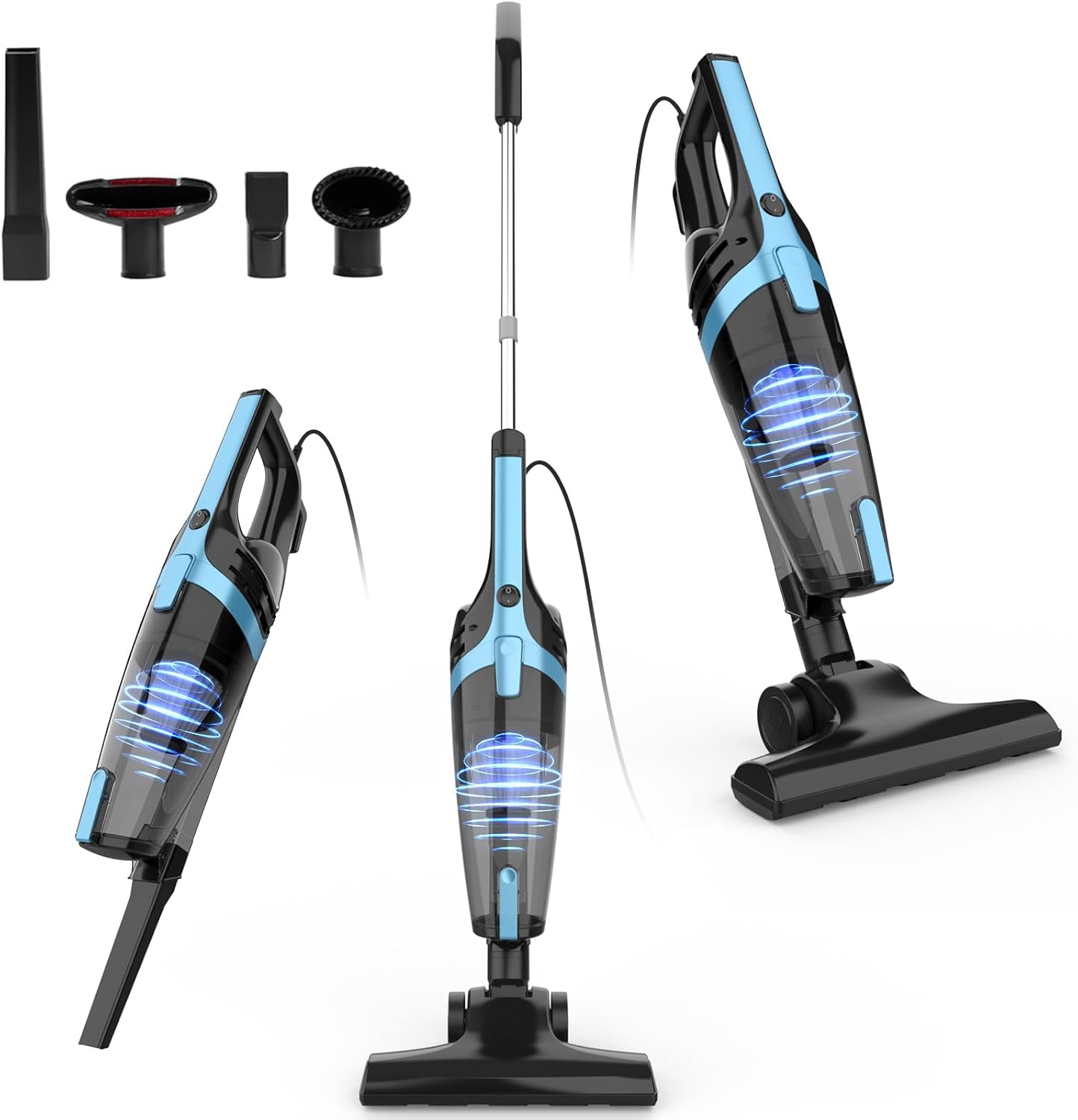 Powerful ECOVORTEX 20kpa Corded Stick Vacuum Cleaner